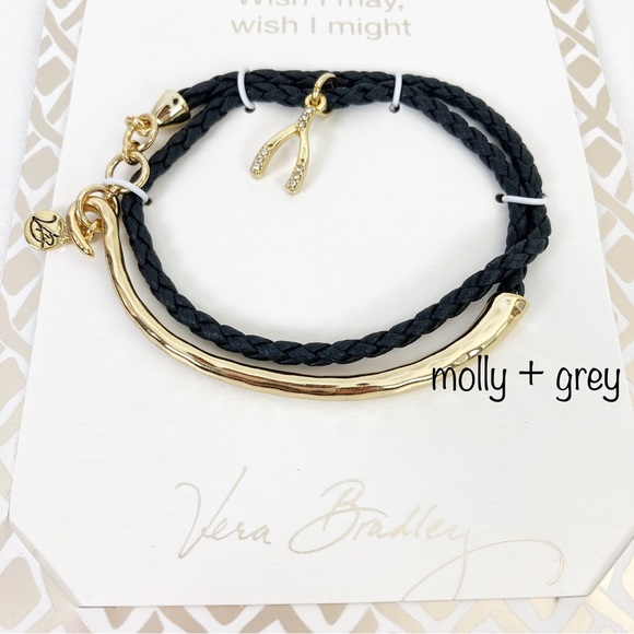 Vera Bradley Wish Bone Wrap Bracelet New - Picture 4 of 10